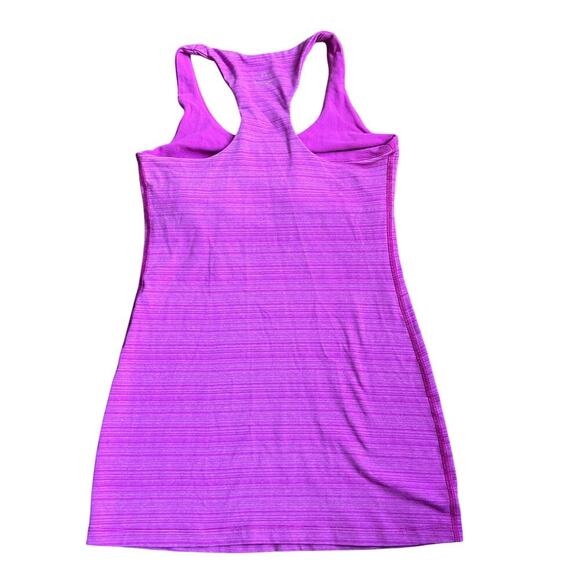 Beyond Yoga Heathered Magenta Racerback Tank - Picture 3 of 9